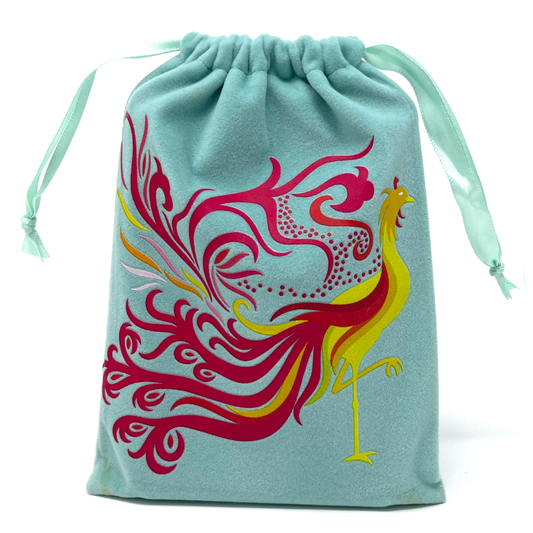 Phoenix bird pouch bag